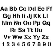 Stencil Number sets