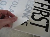 Instructions on How To Apply Vinyl Lettering