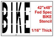 BIKE Federal Spec Stencil
Bike Stencil