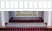 Brick Header Border Stencil Pattern