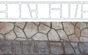 Bushrock Border Stencil Pattern