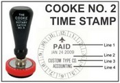 No. 2 Cooke Time & Date Stamp