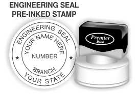 Engineer Pre-Inked Stamp