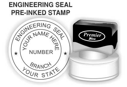Engineer Pre-Inked Stamp