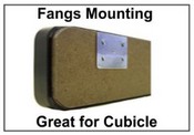 Fangs Partition Mounting Device
Cubicle Fangs - Sign Fasteners
Sign Fasteners
Cubicle Pins
Metal fasteners 
Sign fasteners for cubicles 
Fasteners for fabric partitions