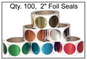 Embosser Foil Seal
Foil Seals
Blank seals for use with embossers