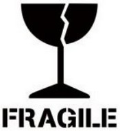 Fragile Freight Marking Stencil