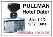HOPD-1-1/2 Pullman Hotel Line Dater