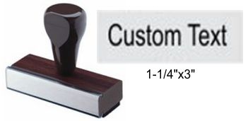1" x 2-1/2" Custom Rubber Stamp
Custom Rubber Stamp
Rubber Hand Stamp