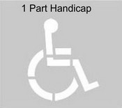 Handicap Stencil