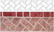 Herringbone Border Stencil Pattern