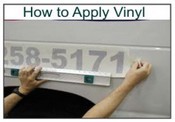 Instructions on How To Apply Vinyl Lettering