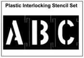 Plastic Interlocking Stencil Sets