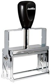 Justrite Plain Self-Inking 104-PL Stamp