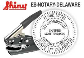 Delaware Notary Embosser
Public Notary Seal
Delaware Public Notary