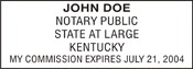 Notary Stamp
Kentucky Self-Inking Notary Stamp
Kentucky Notary Stamp
Kentucky Public Notary Stamp
Public Notary Stamp