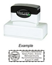 Notary Stamp
Arizona Pre-Inked Notary Stamp