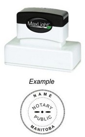 Notary Stamp
Manitoba Pre-Inked Notary Stamp