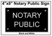 Notary Public Wall Sign