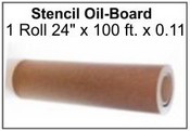 Oil Board Roll
.015 Point Oil Board Roll
24" x 100' x .015 Point Oil Board Roll