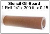 24" x 300' x .015 Point Oil Board Roll