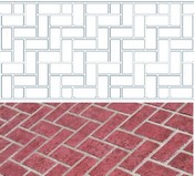 Original Herringbone Stencil Pattern