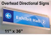 Overhead Wall Mount Signs