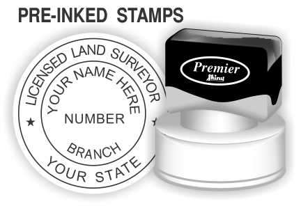 Surveyor Pre-Inked Stamp