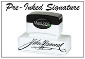 Signature Pre-Inked Stamp
Pre-Inked Signature Stamp
Signature Stamp