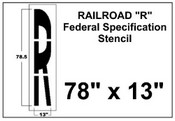 Federal Spec Railroad Stencil