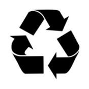 3" Recycle Sign Symbol Stencil