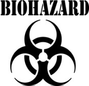 6" Biohazard Safety Symbol Stencil