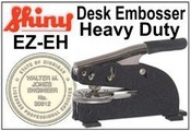 Shiny Model EZ-EH Heavy Duty Desk Embosser