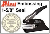 EZ Pocket Seal
1-5/8" Dia. Embossing EZ Pocket Seal
Handheld Pocket Embossing Seal 1-5/8" Dia.