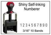 Shiny H-6510 Self-Inking Line 10 Band Numberer