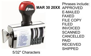 S-70 Shiny Phrase Date Stamp