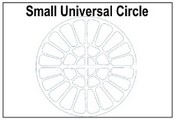 Small Brick Rosette Stencil Pattern