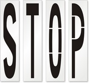 48" Stop Stencil