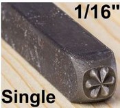 01053, 1/16"  Single Symbol Stamp