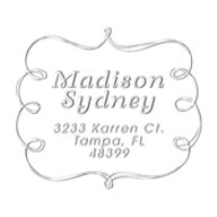 MONOGRAM EMBOSSING SEAL
Custom Scroll Address Embosser