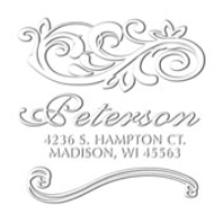 MONOGRAM EMBOSSING SEAL
Custom Scrolls Address Embosser