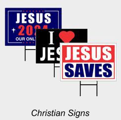 Jesus Signs - 24"x24"
