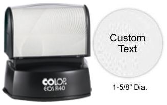 EOS-40R COLOP Round Pre-Inked Stamp - Quick Dry