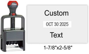 Shiny Non-Self-Inking Number Stamp Size 5 - 8 Bands