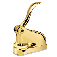 1-5/8" Elegant Brite Gold Embosser