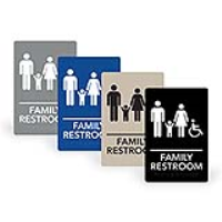 ADA Sign FAMILY RESTROOM 6x9