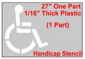 Handicap Stencil