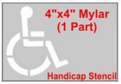 Handicap Stencil