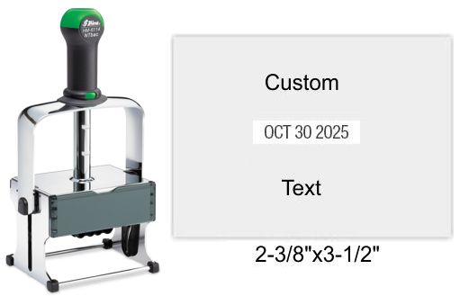 Shiny Self Inking HM-6114 Dater
Shiny HM-6114 Heavy Metal Self-Inking Dater