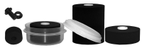 WPNP-XC4-P1 - 4" Non-Porous XF Neoprene Ink Roll - Black